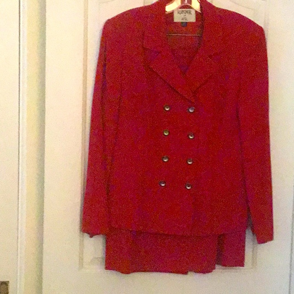 Red Kasper business suit size 12